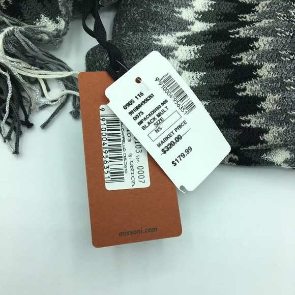 NWT MISSONI SCARF AND HAT SET $320 Multicolor - Picture 5 of 8
